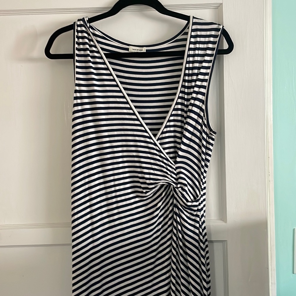 Summer, striped midi dress